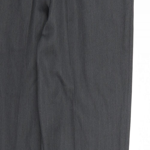 Burton Mens Grey  Rayon Dress Pants Trousers  L30 in