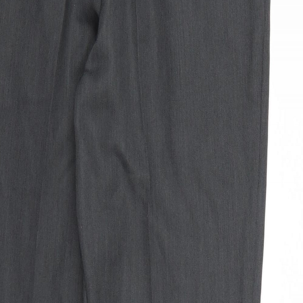 Burton Mens Grey  Rayon Dress Pants Trousers  L30 in