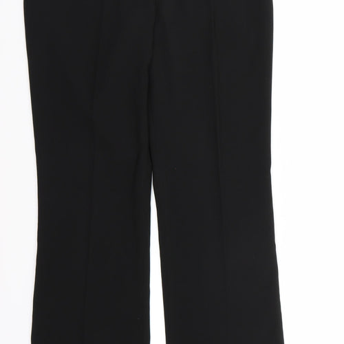 AMARANTO Womens Black  Rayon Dress Pants Trousers Size 10 L30 in