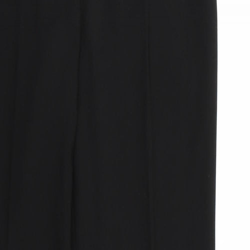 AMARANTO Womens Black  Rayon Dress Pants Trousers Size 10 L30 in