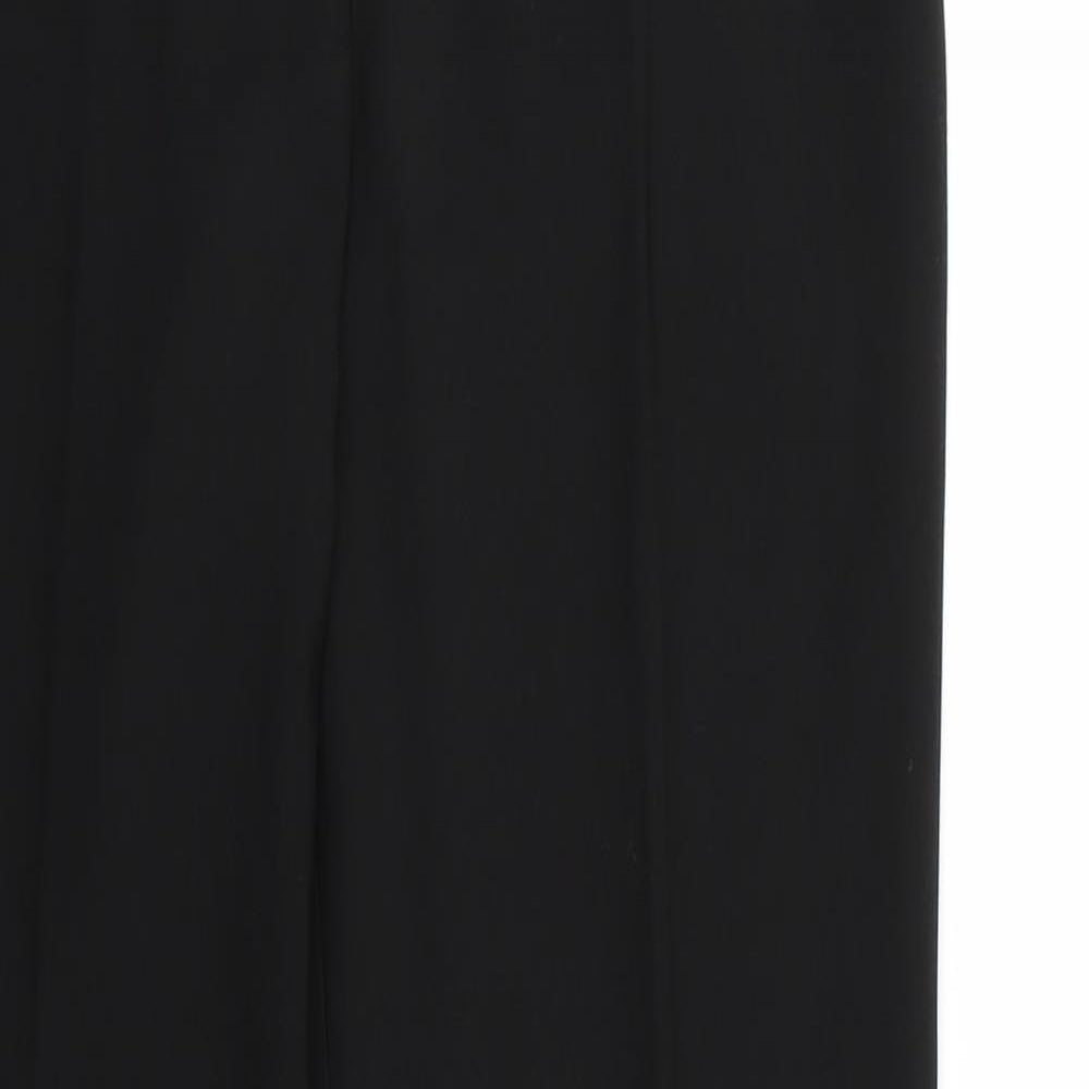 AMARANTO Womens Black  Rayon Dress Pants Trousers Size 10 L30 in