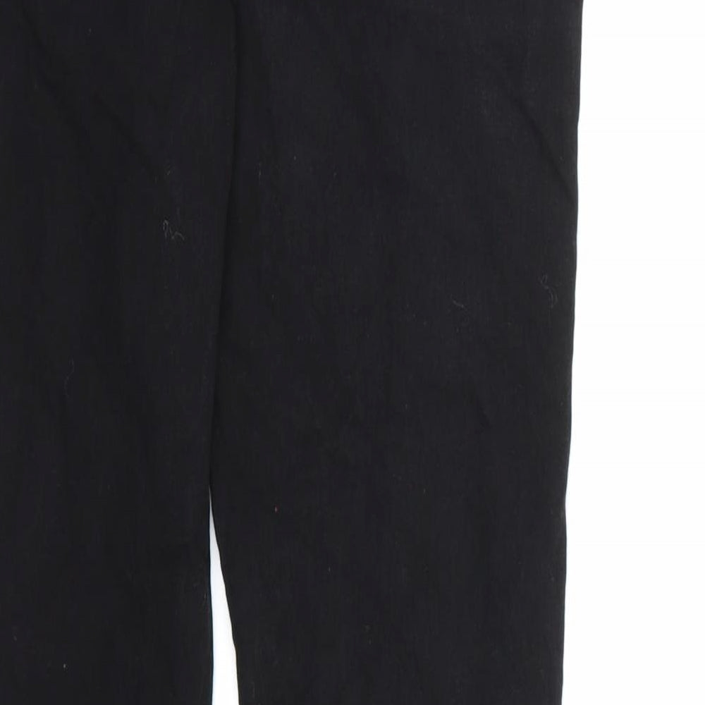 Denim co. Womens Black  Denim Straight Jeans Size 10 L30 in