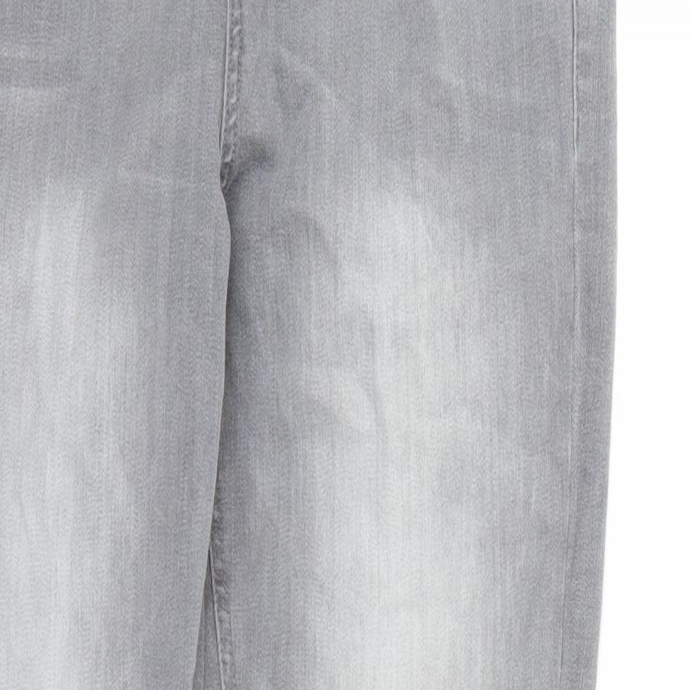 redherring Womens Grey  Denim Skinny Jeans Size 12 L26 in