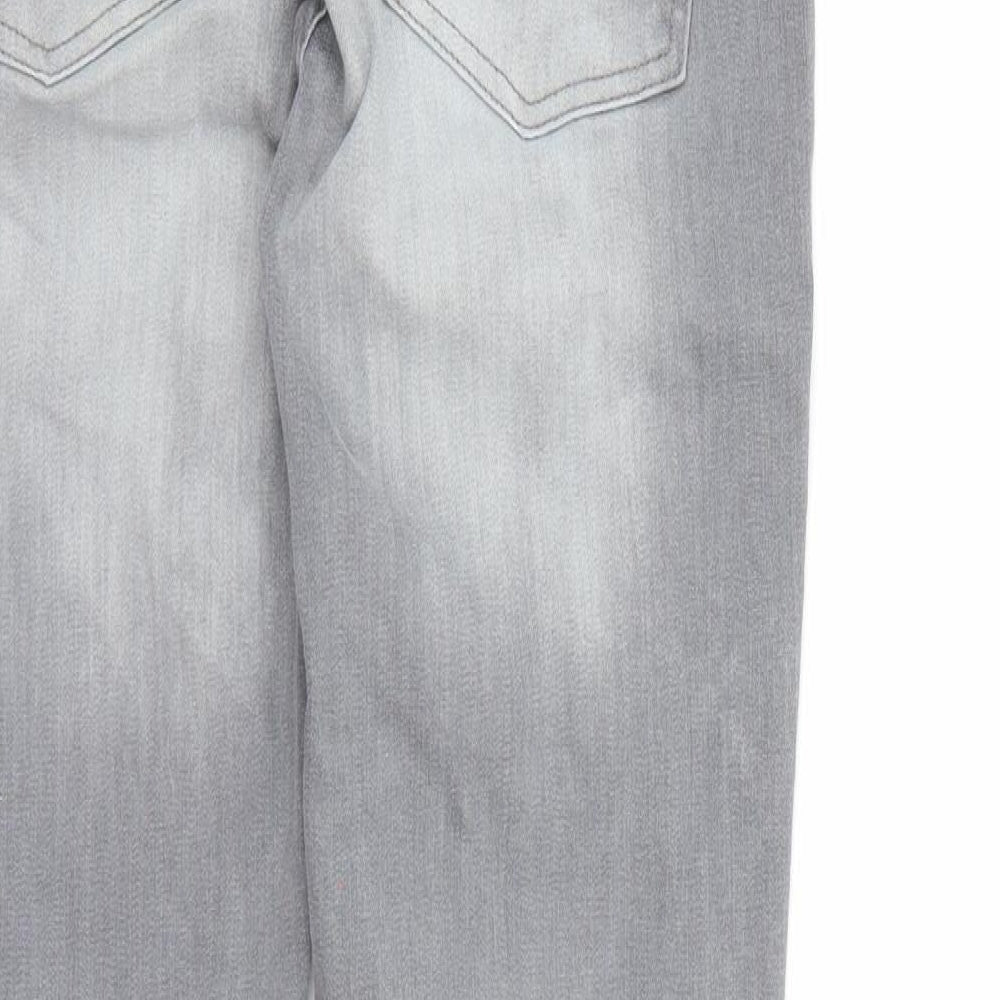 redherring Womens Grey  Denim Skinny Jeans Size 12 L26 in