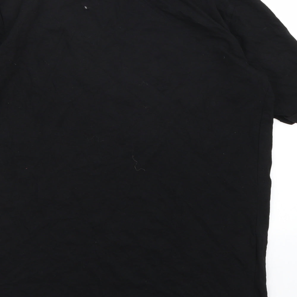 Golddigga Womens Black   Basic T-Shirt Size 8