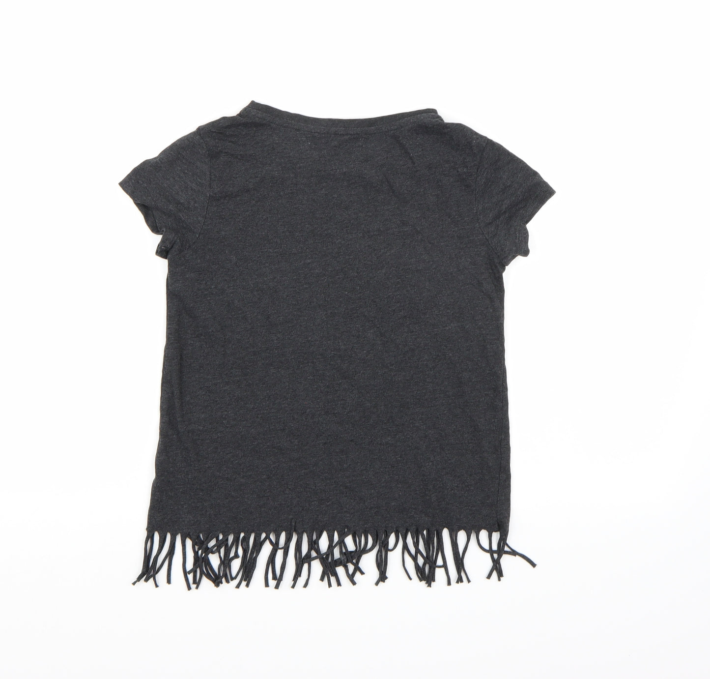 NEXT Girls Grey   Basic T-Shirt Size 10 Years