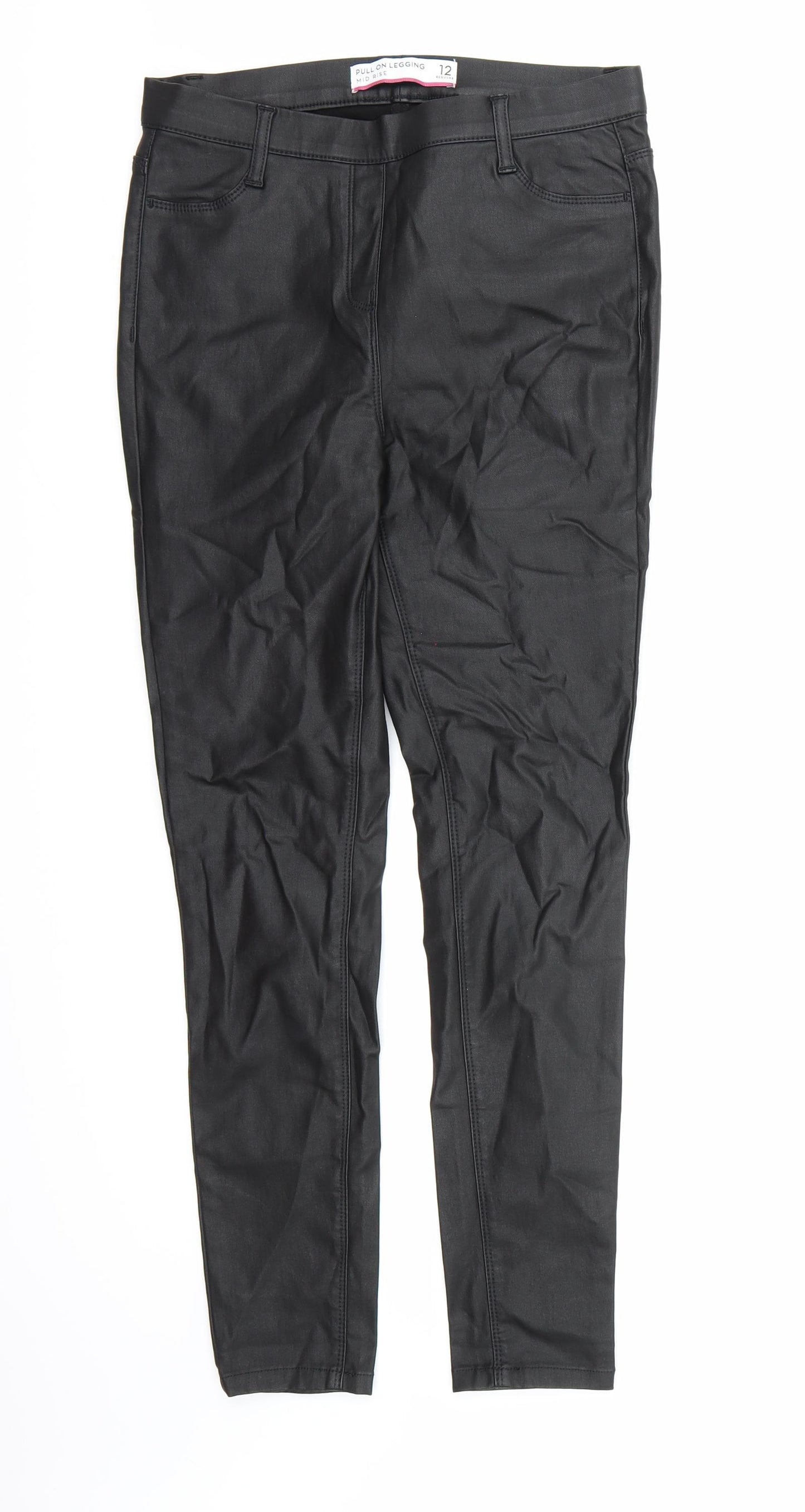 NEXT Womens Black   Jegging Jeans Size 12 L28 in