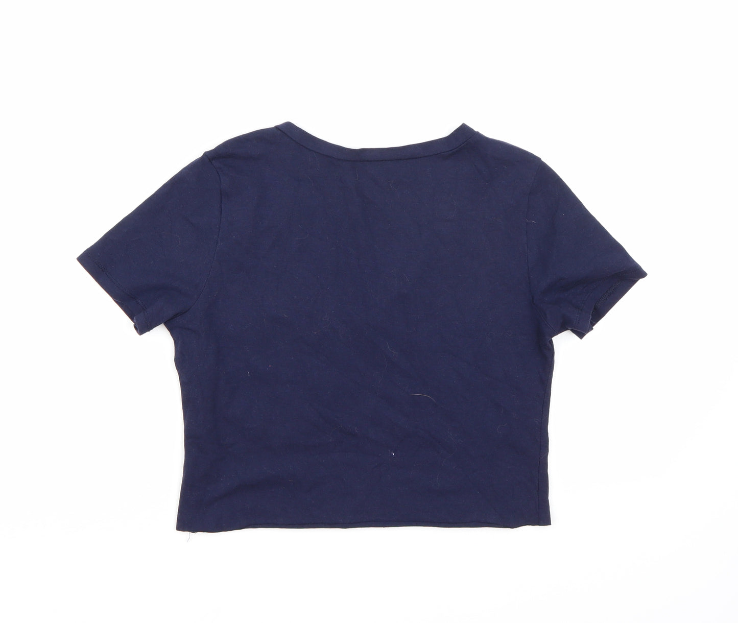 Gap Womens Blue   Cropped T-Shirt Size S