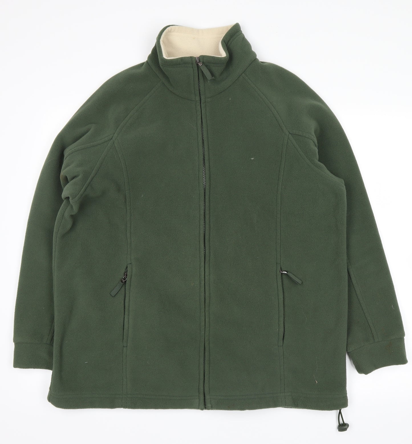 Marks and Spencer Womens Green  Fleece Jacket  Size 16