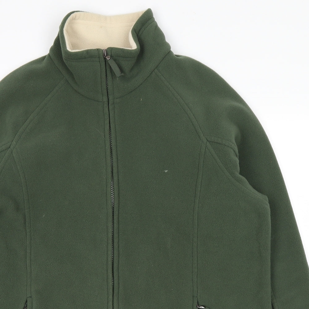 Marks and Spencer Womens Green  Fleece Jacket  Size 16