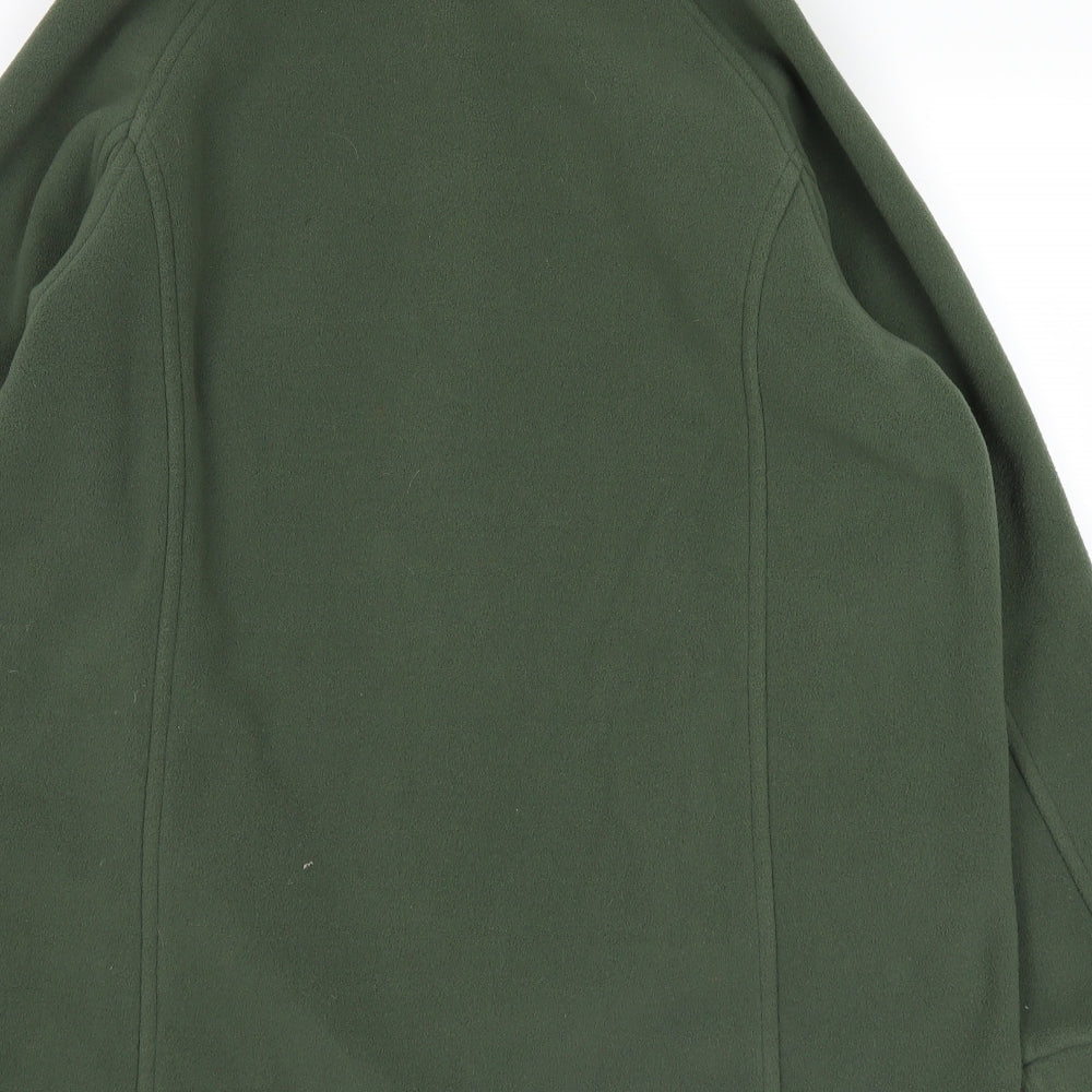 Marks and Spencer Womens Green  Fleece Jacket  Size 16