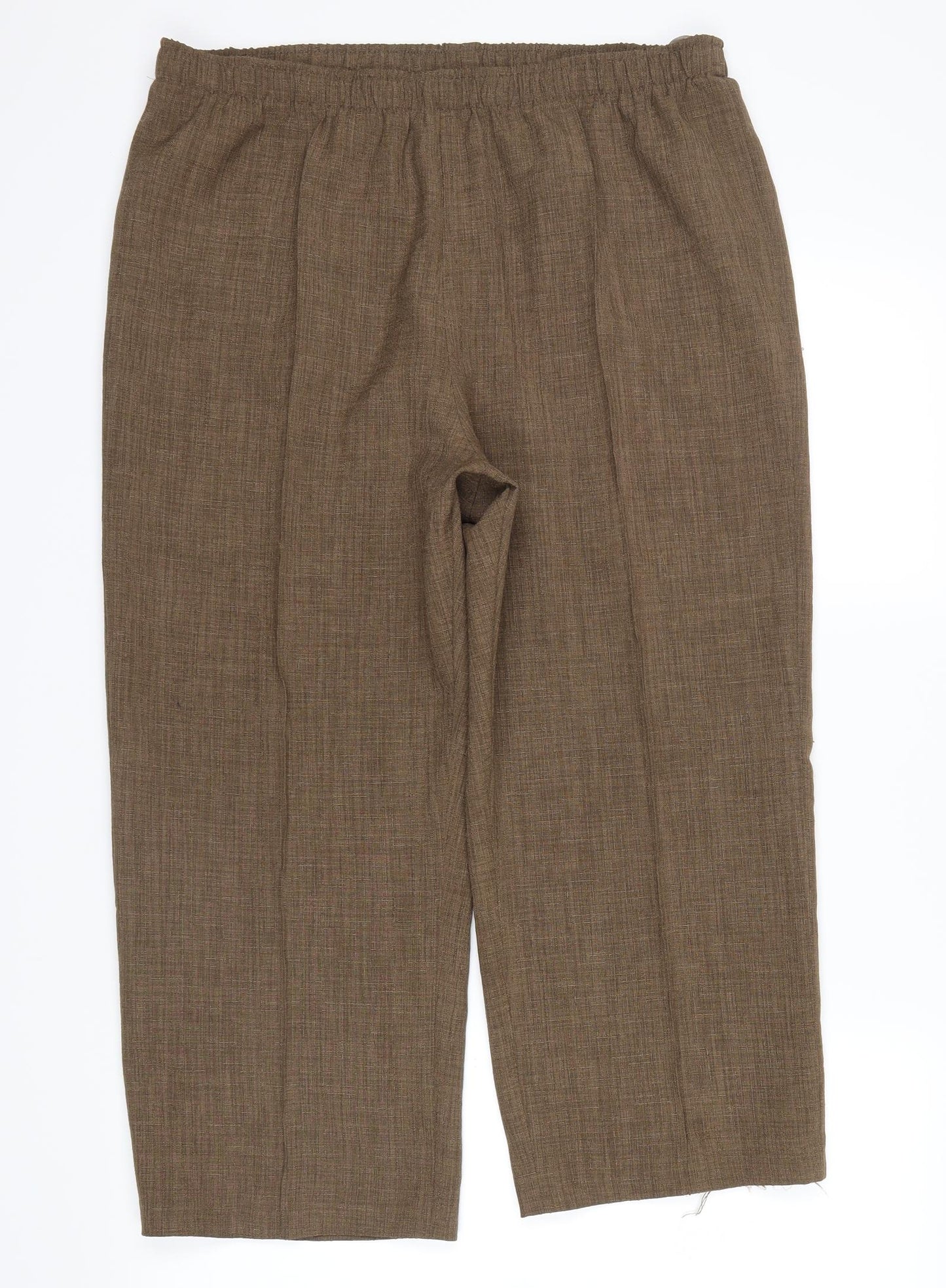 david napier Womens Brown   Cropped Trousers Size 16
