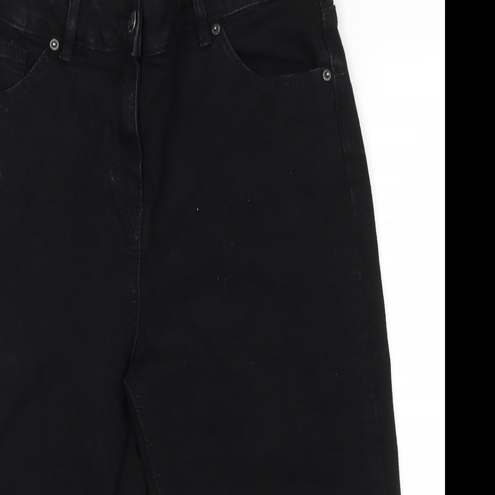 Papaya Womens Black  Denim Cut-Off Shorts Size 10