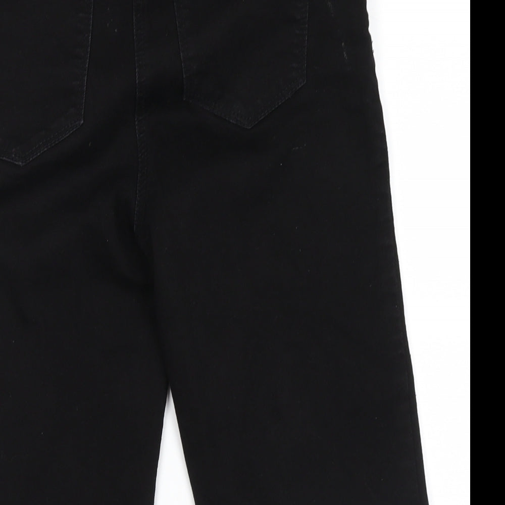 Papaya Womens Black  Denim Cut-Off Shorts Size 10