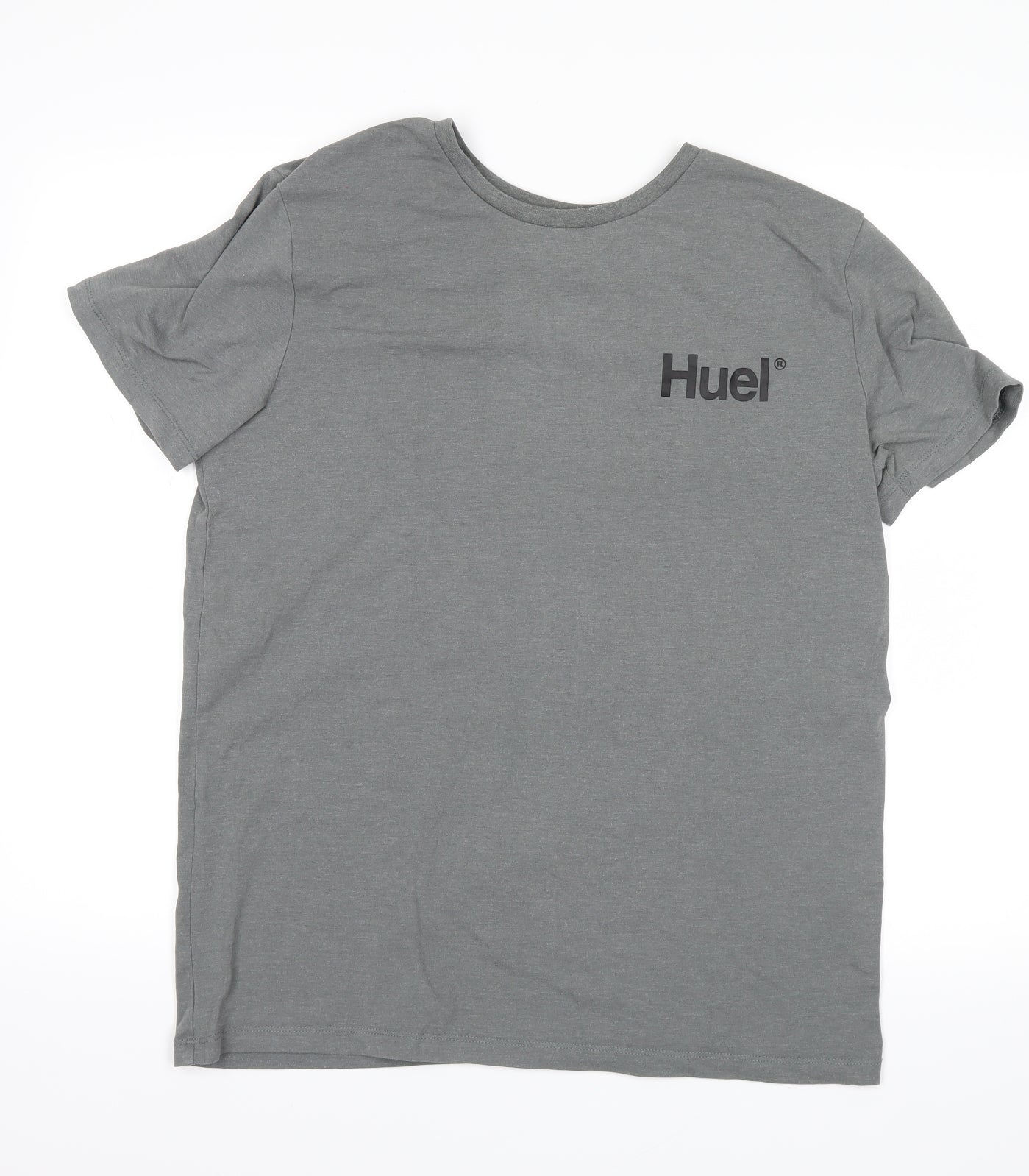 huel Mens Grey    T-Shirt Size L