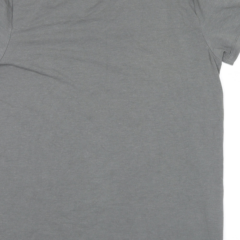 huel Mens Grey    T-Shirt Size L