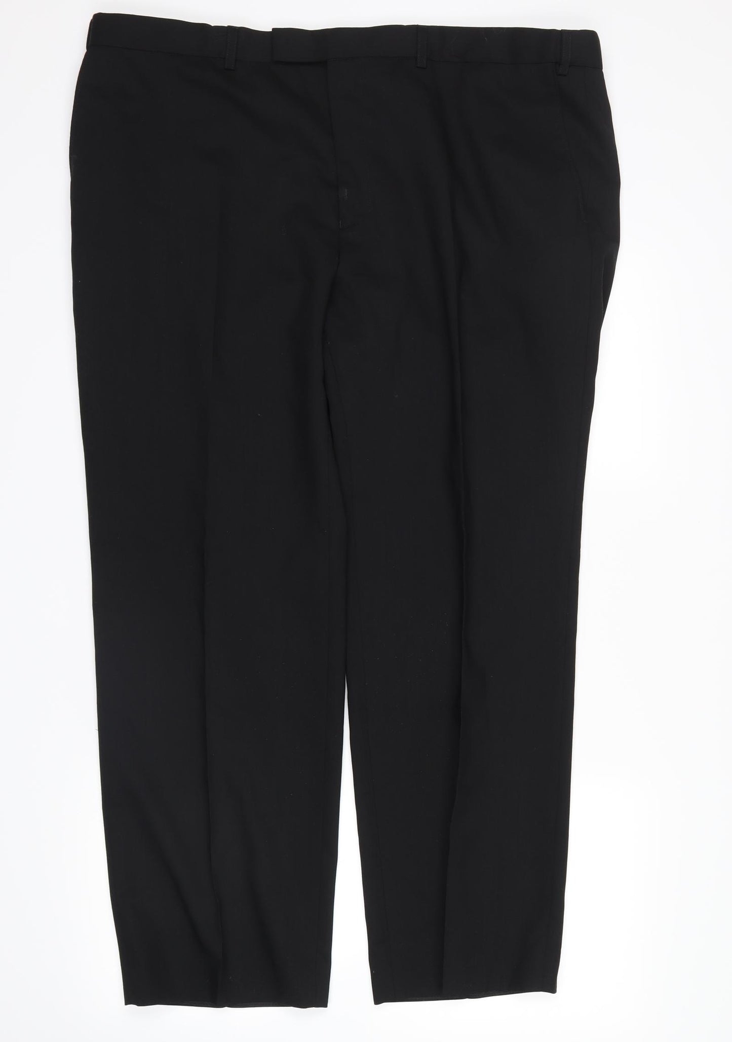 Marks and Spencer Mens Black   Trousers  Size 42 in L29 in