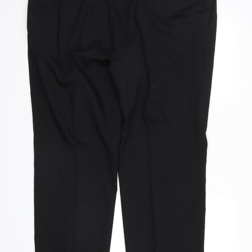 Marks and Spencer Mens Black   Trousers  Size 42 in L29 in