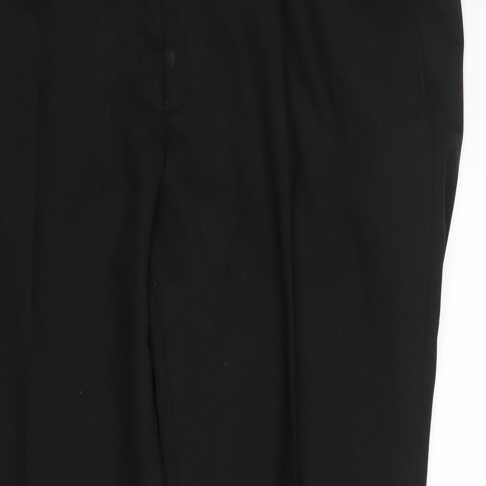 Marks and Spencer Mens Black   Trousers  Size 42 in L29 in