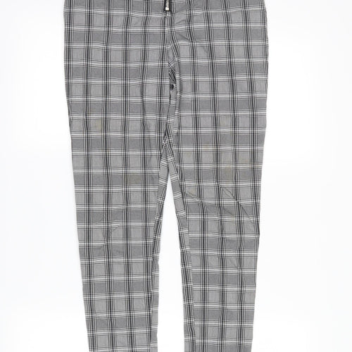 New Look Girls Grey Plaid  Jegging Trousers Size 15 Years