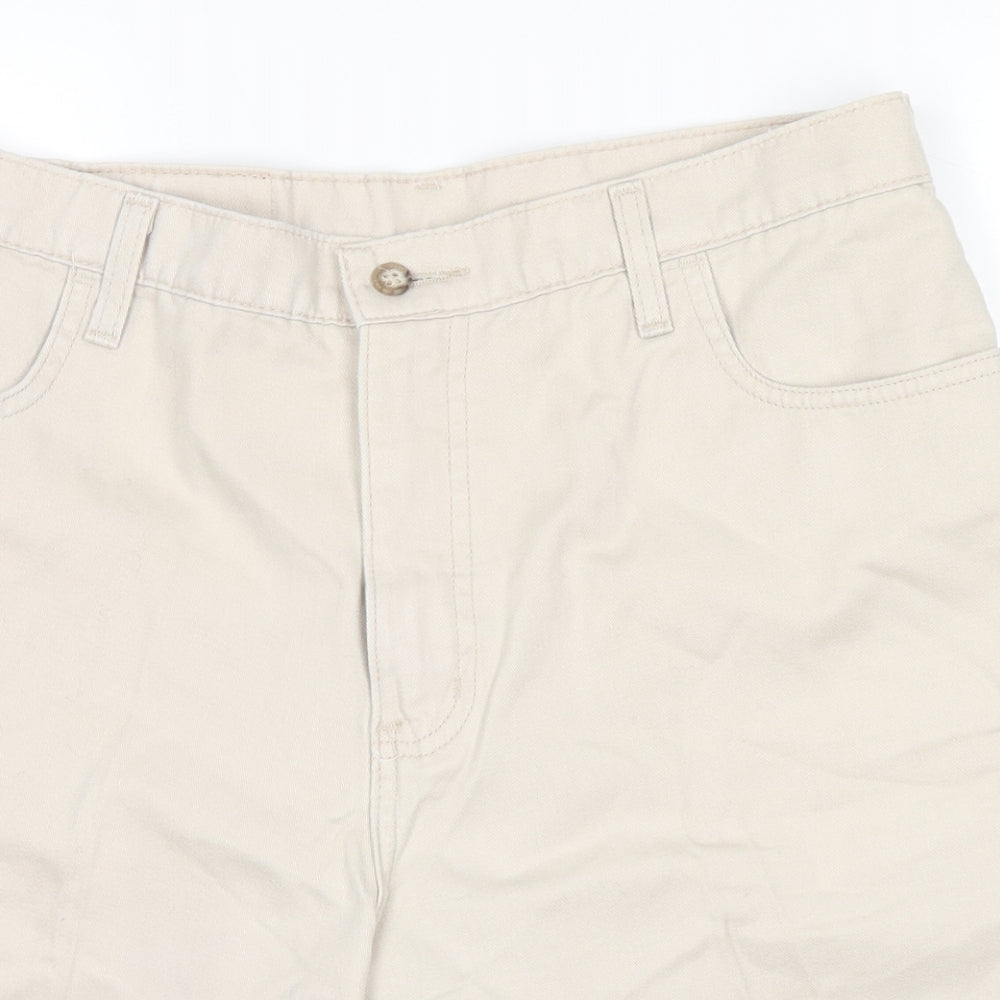 Alter Ego Womens Beige   Cargo Shorts Size 14