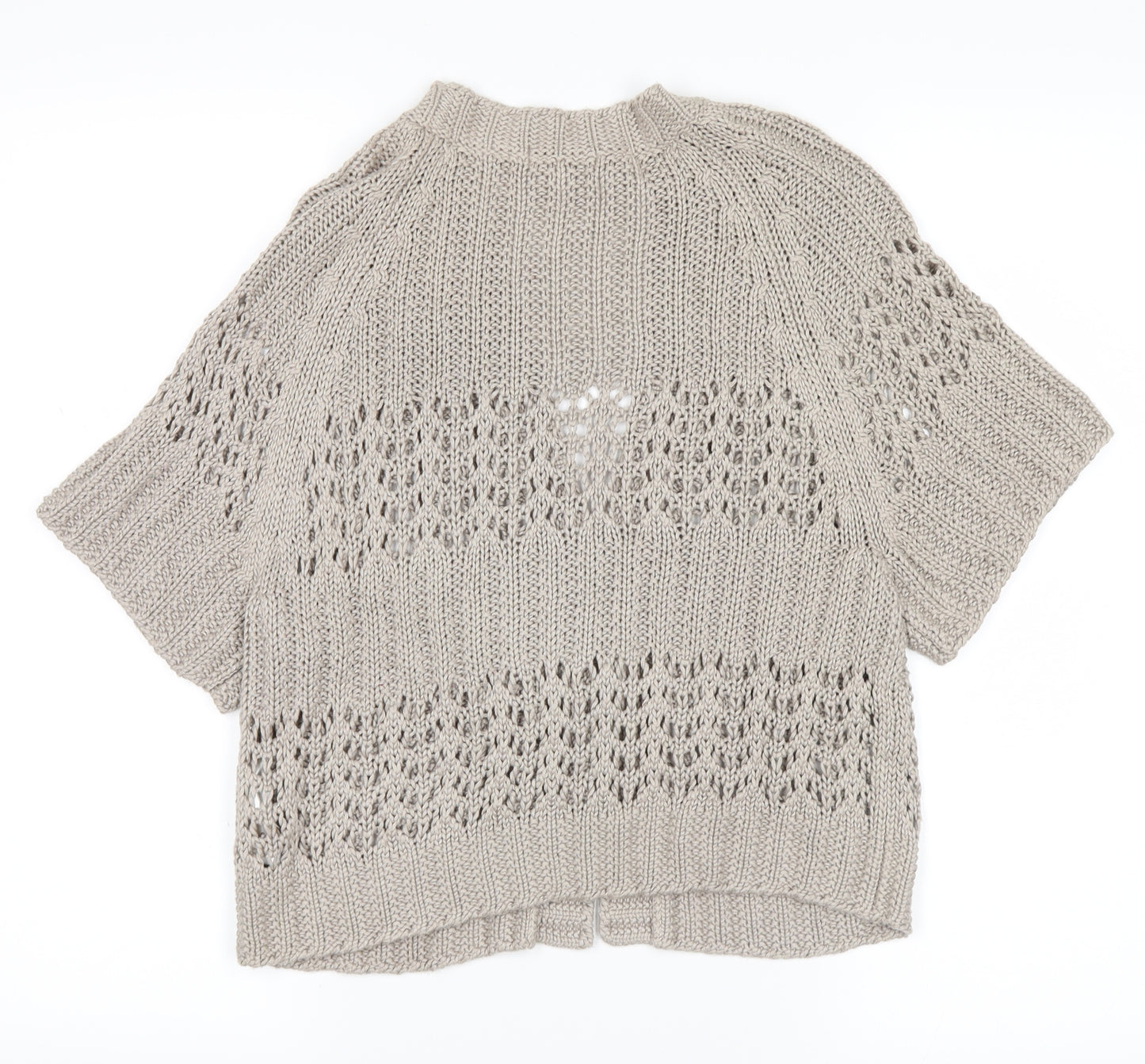 H&M Womens Beige   Cardigan Jumper Size M