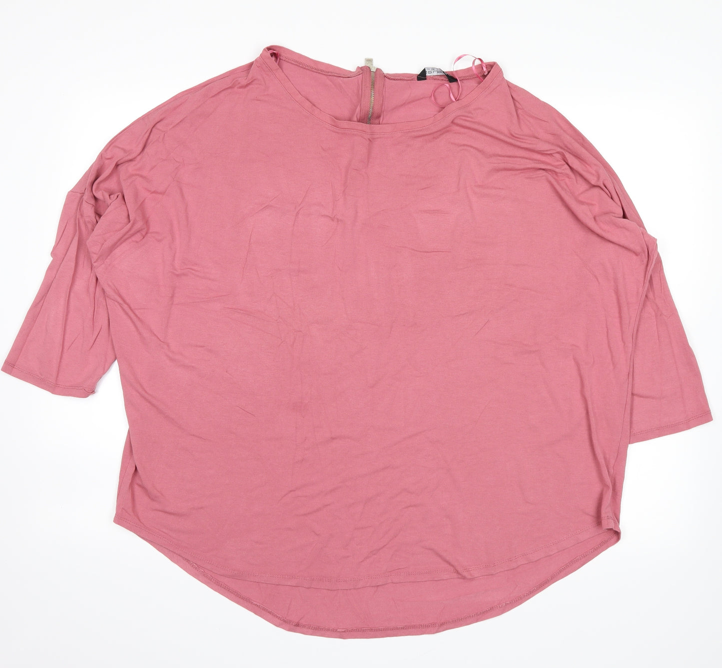 Select Womens Pink   Basic Blouse Size 18