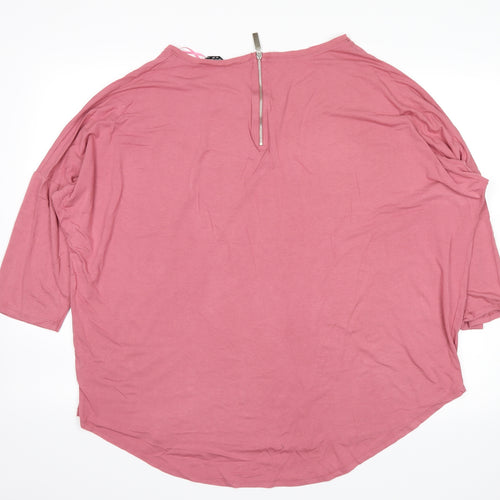 Select Womens Pink   Basic Blouse Size 18