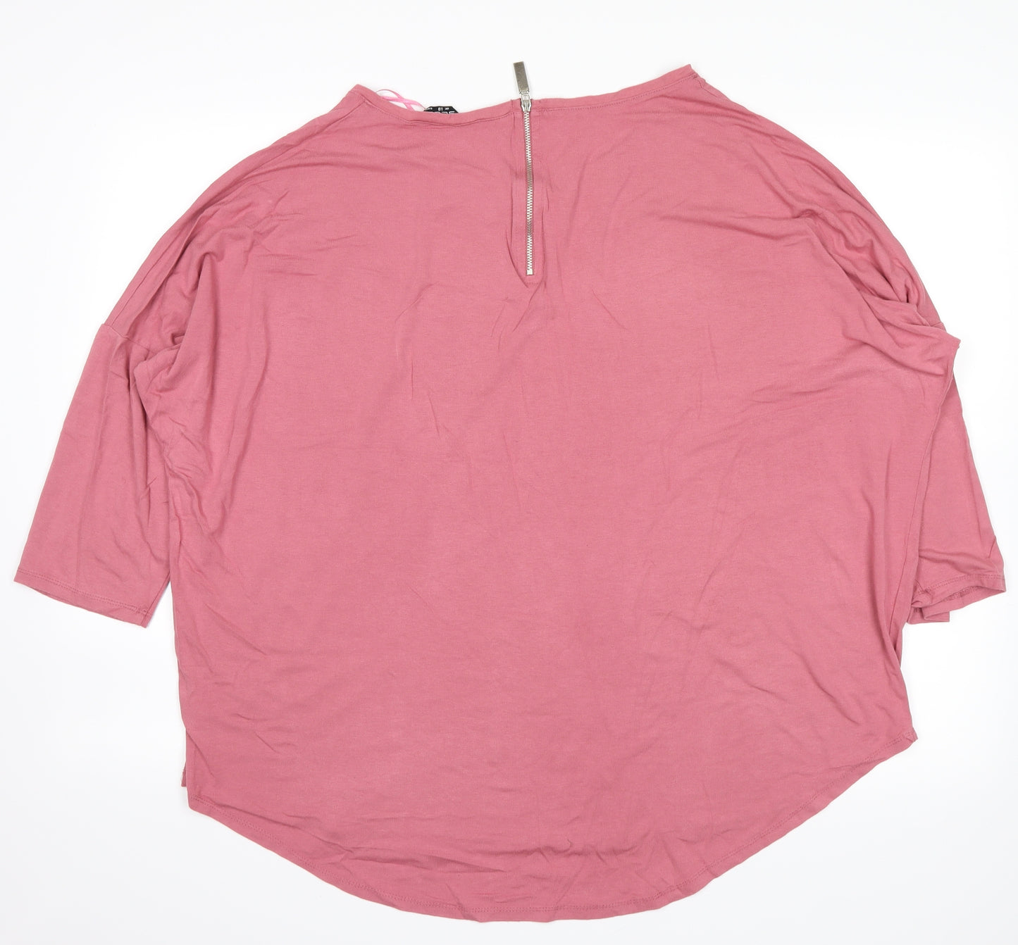 Select Womens Pink   Basic Blouse Size 18