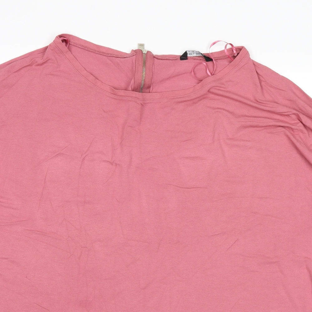 Select Womens Pink   Basic Blouse Size 18