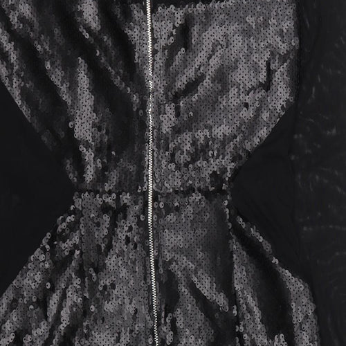 pretty little thing Womens Black   Shirt Dress  Size 14