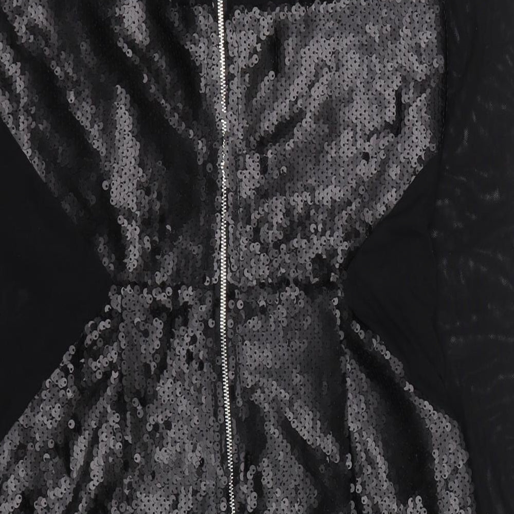 pretty little thing Womens Black   Shirt Dress  Size 14