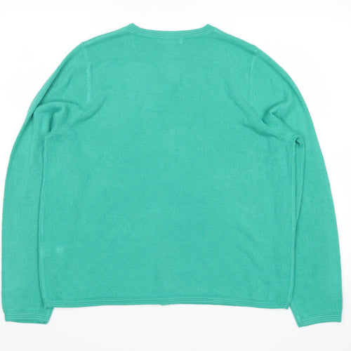 Marks and Spencer Womens Green   Cardigan Jumper Size 14