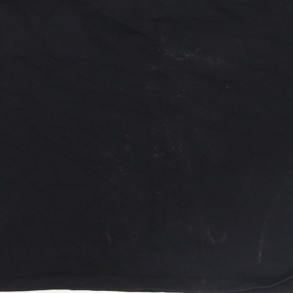 River Island Girls Black   Cropped T-Shirt Size 9-10 Years  - couture