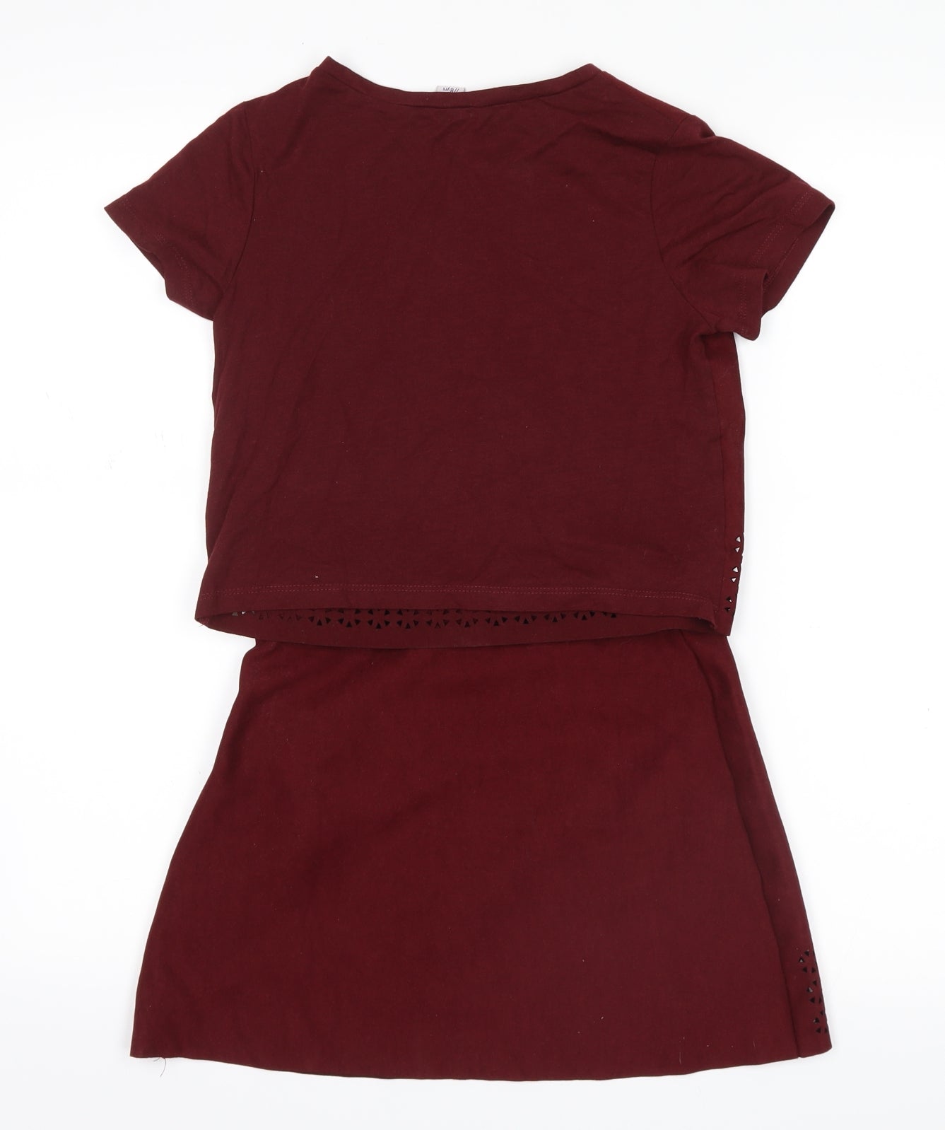 River Island Girls Red   Skirt Outfit/Set Size 7-8 Years