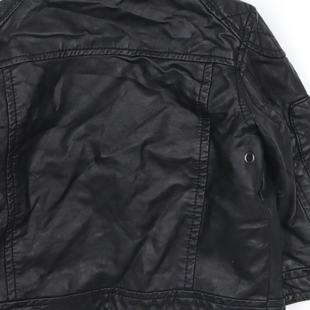 NEXT  Black   Biker Jacket Size 9-12 Months