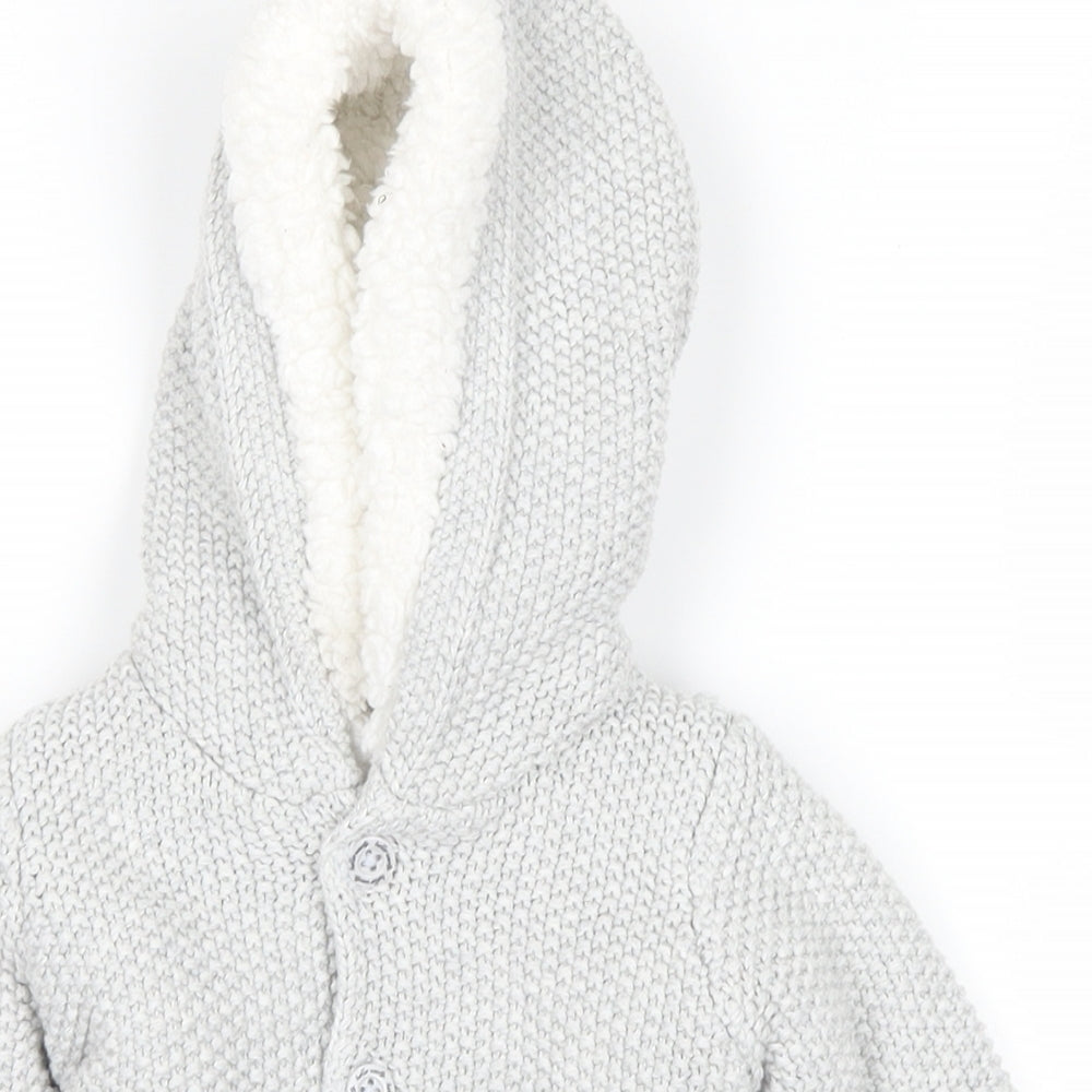 Disney  Grey   Cardigan Jumper Size 0-3 Months  - dumbo