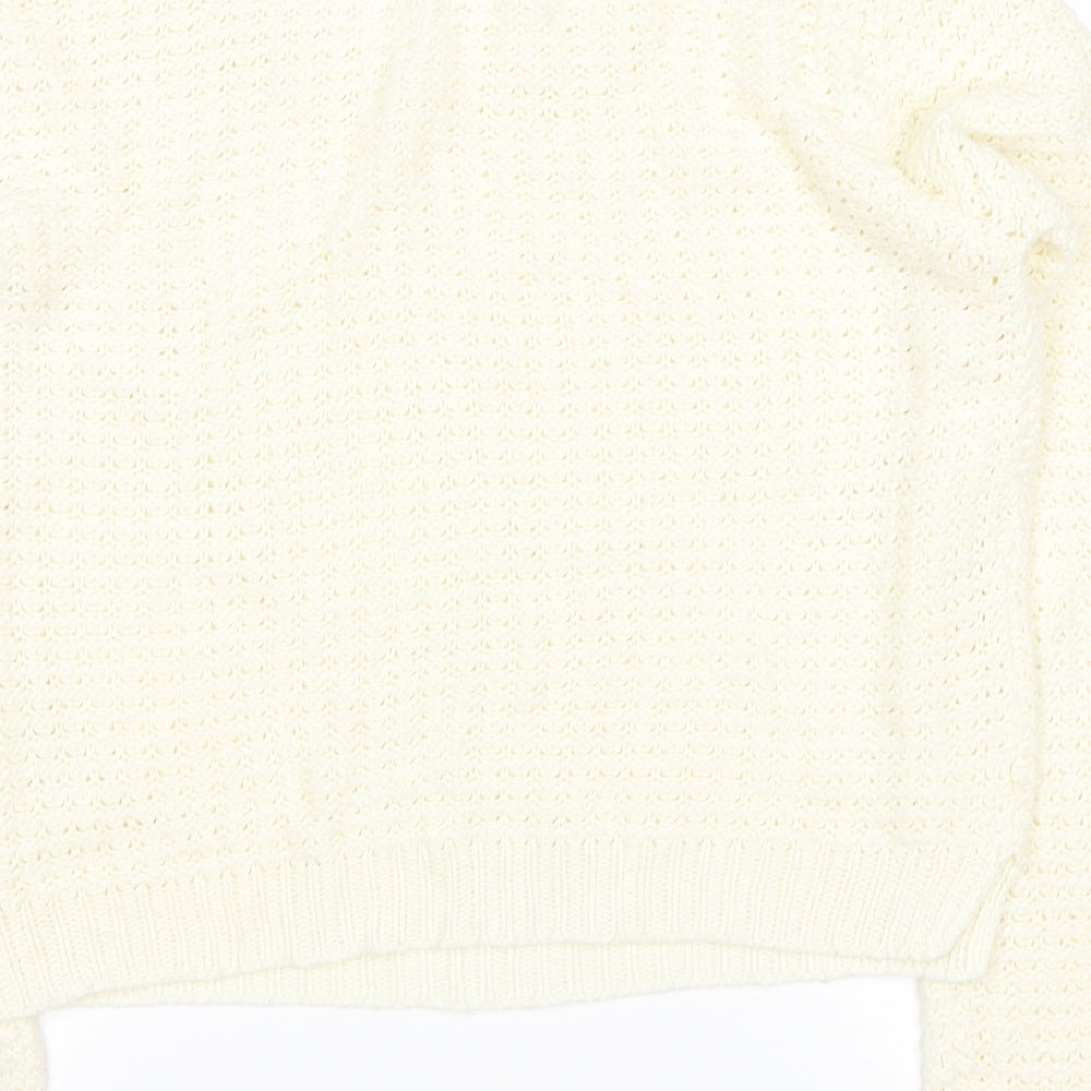 Select Womens White   Pullover Jumper Size 16