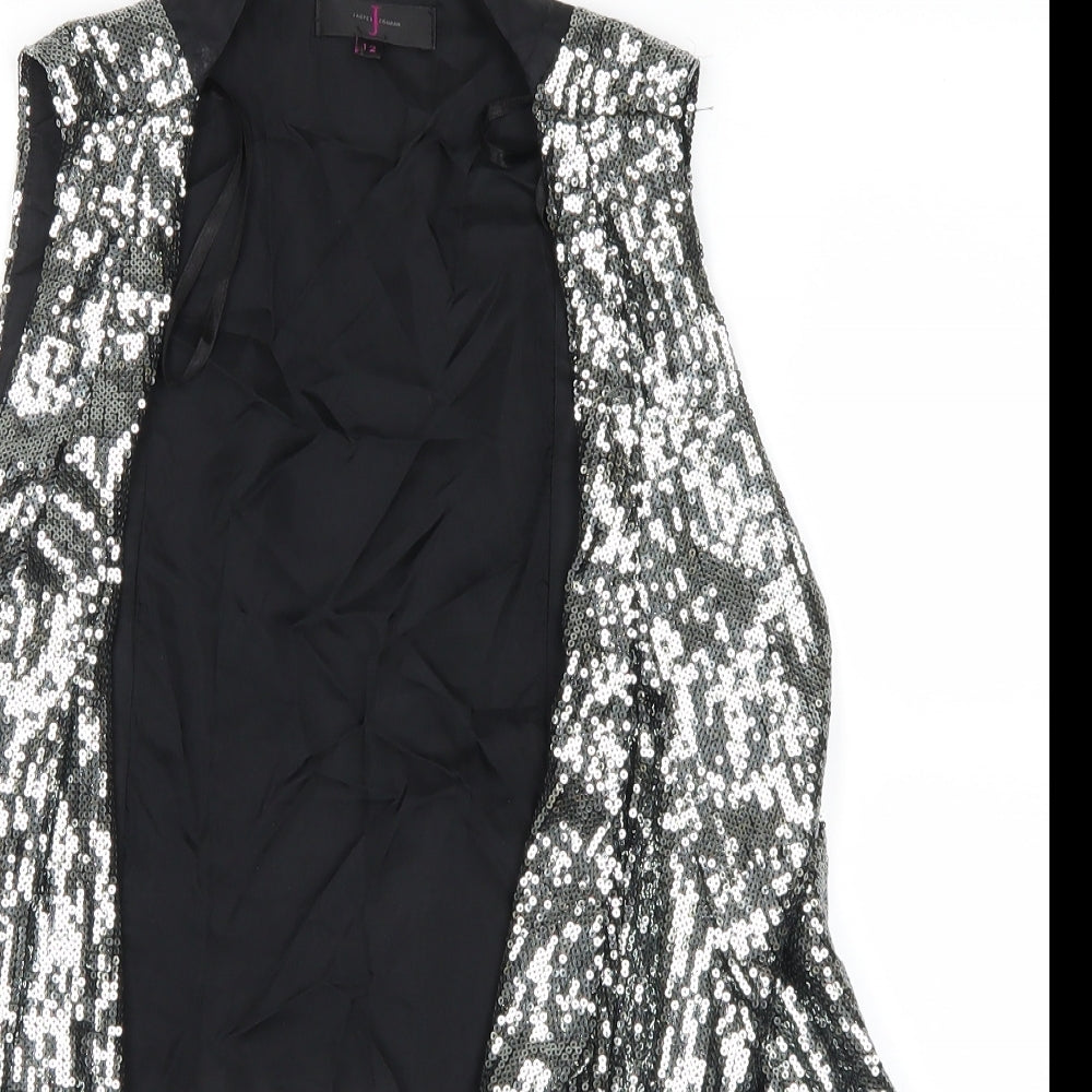 Debenhams Womens Black   Jacket Waistcoat Size 12