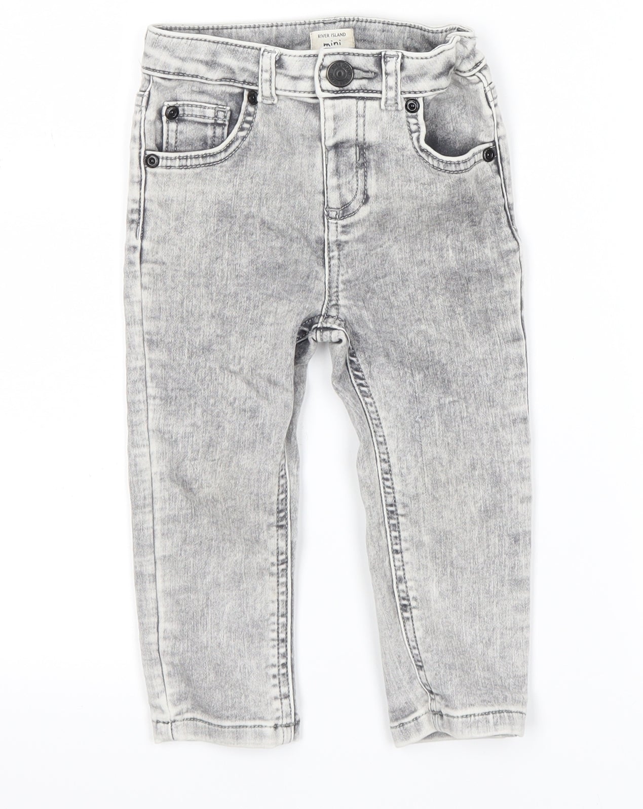 River Island  Grey   Pedal Pusher Jeans Size 12-18 Months