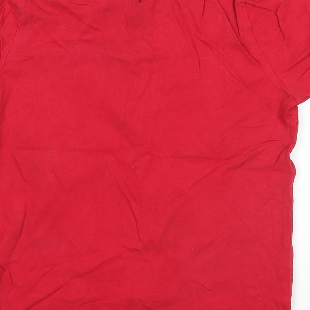 George Boys Red   Basic T-Shirt Size 6-7 Years  - lego star wars