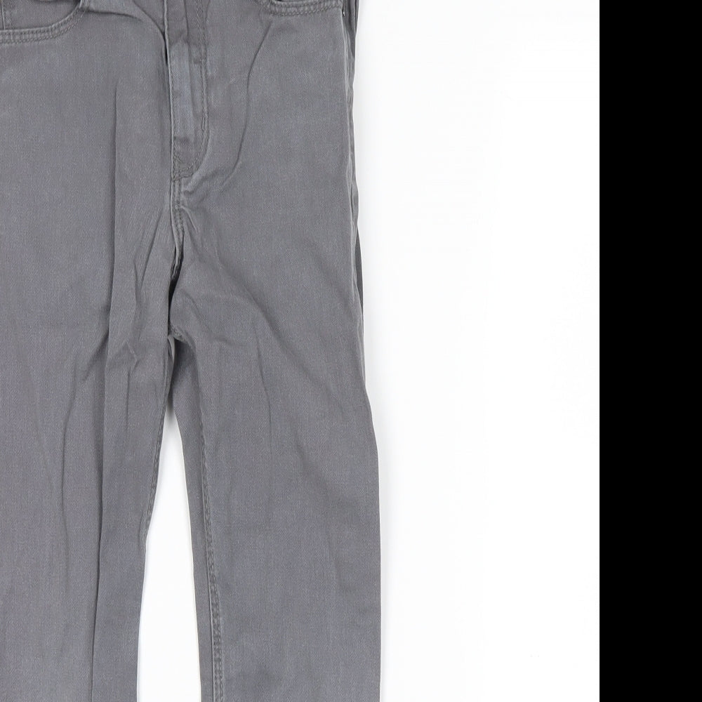 H&M Boys Grey  Denim Straight Jeans Size 7-8 Years