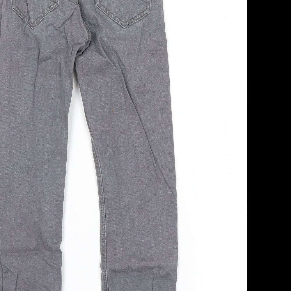 H&M Boys Grey  Denim Straight Jeans Size 7-8 Years
