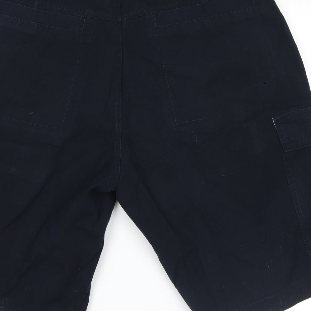 st bernards Mens Blue   Cargo Shorts Size 32 in