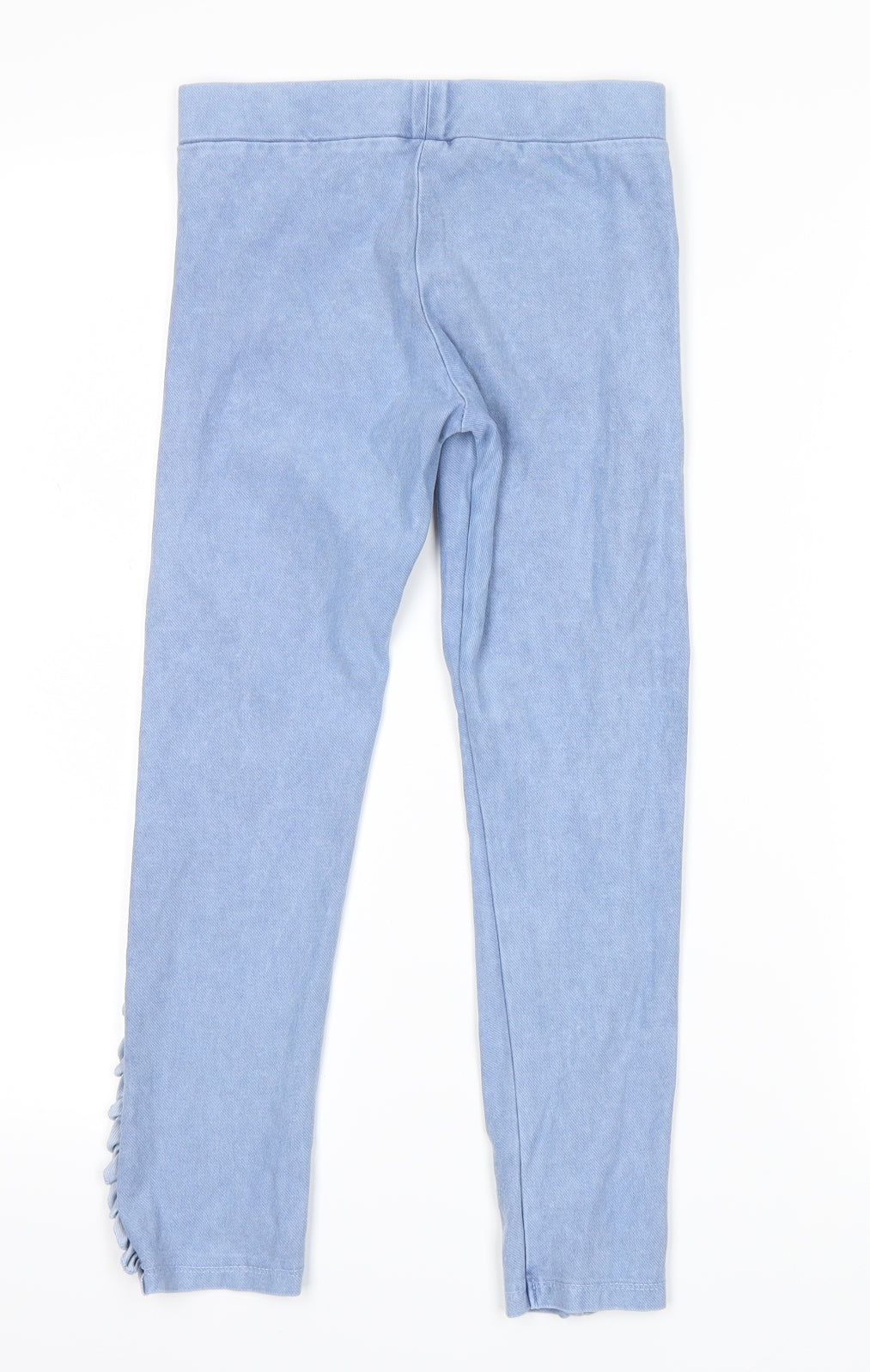 River Island Girls Blue   Pedal Pusher Trousers Size 7-8 Years