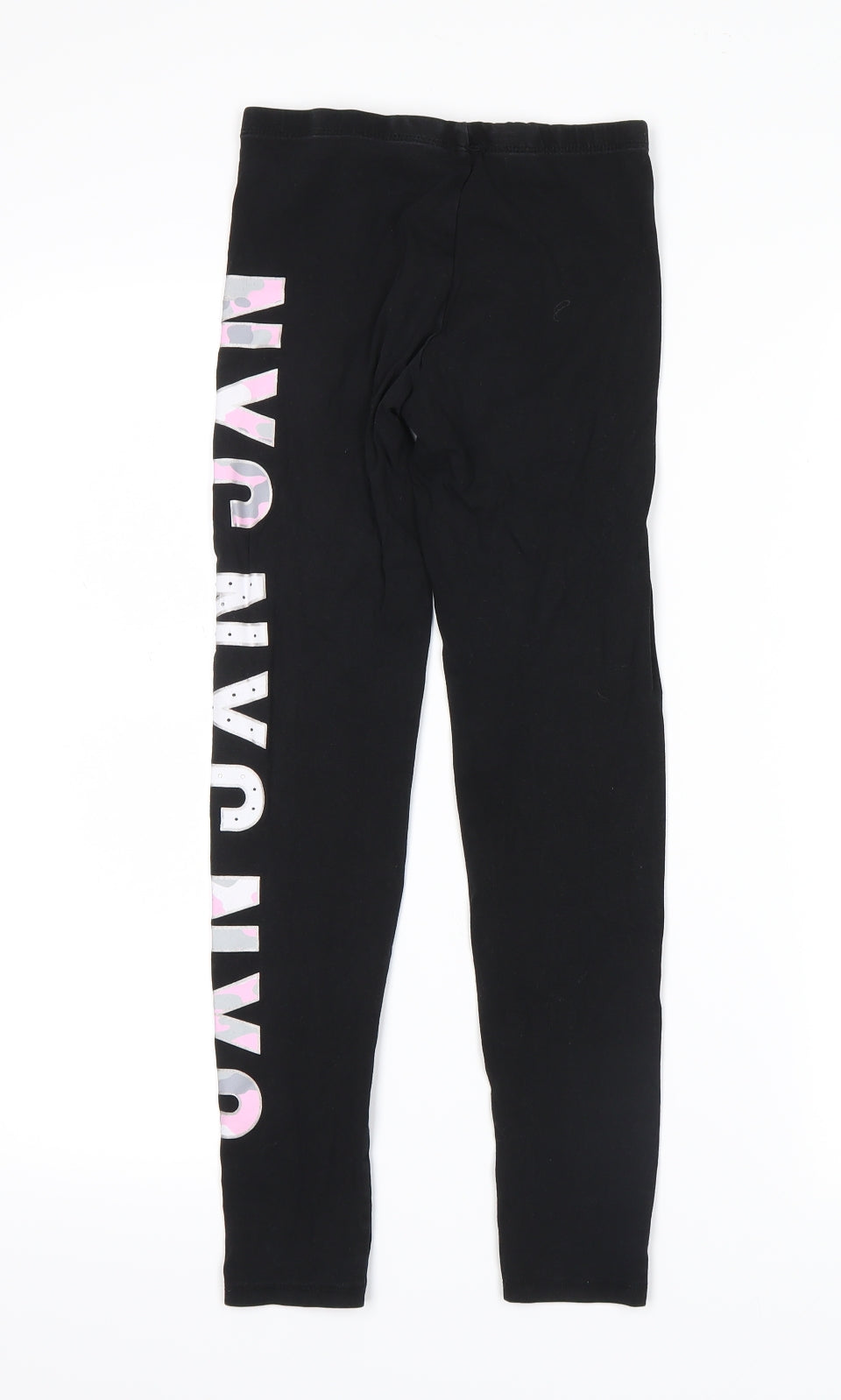 Primark Girls Black   Pedal Pusher Trousers Size 9-10 Years - NYC