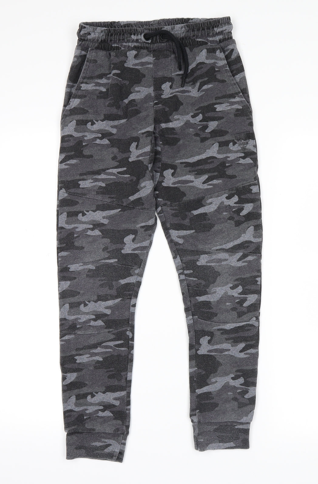 George Boys Grey Camouflage  Sweatpants Trousers Size 10-11 Years