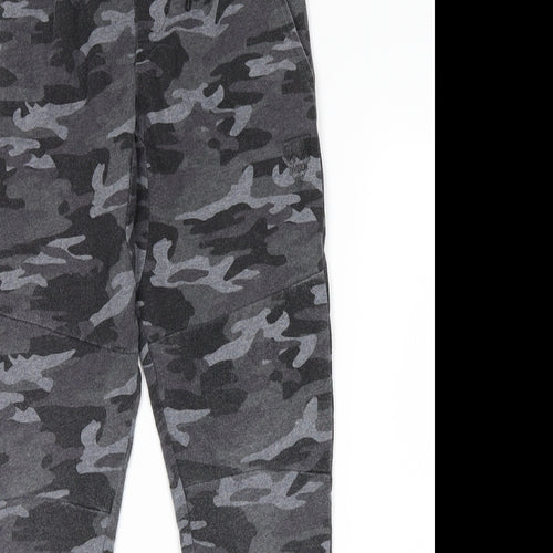 George Boys Grey Camouflage  Sweatpants Trousers Size 10-11 Years