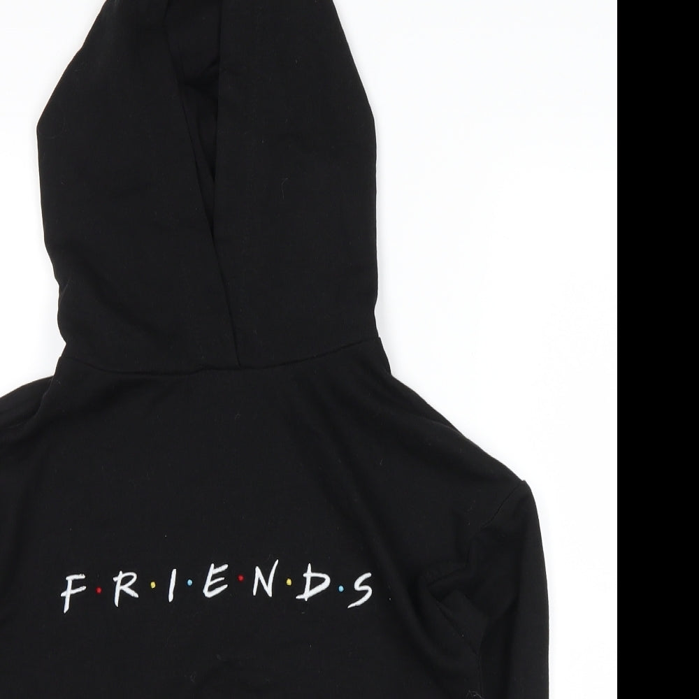 friends Girls Black   Pullover Hoodie Size L