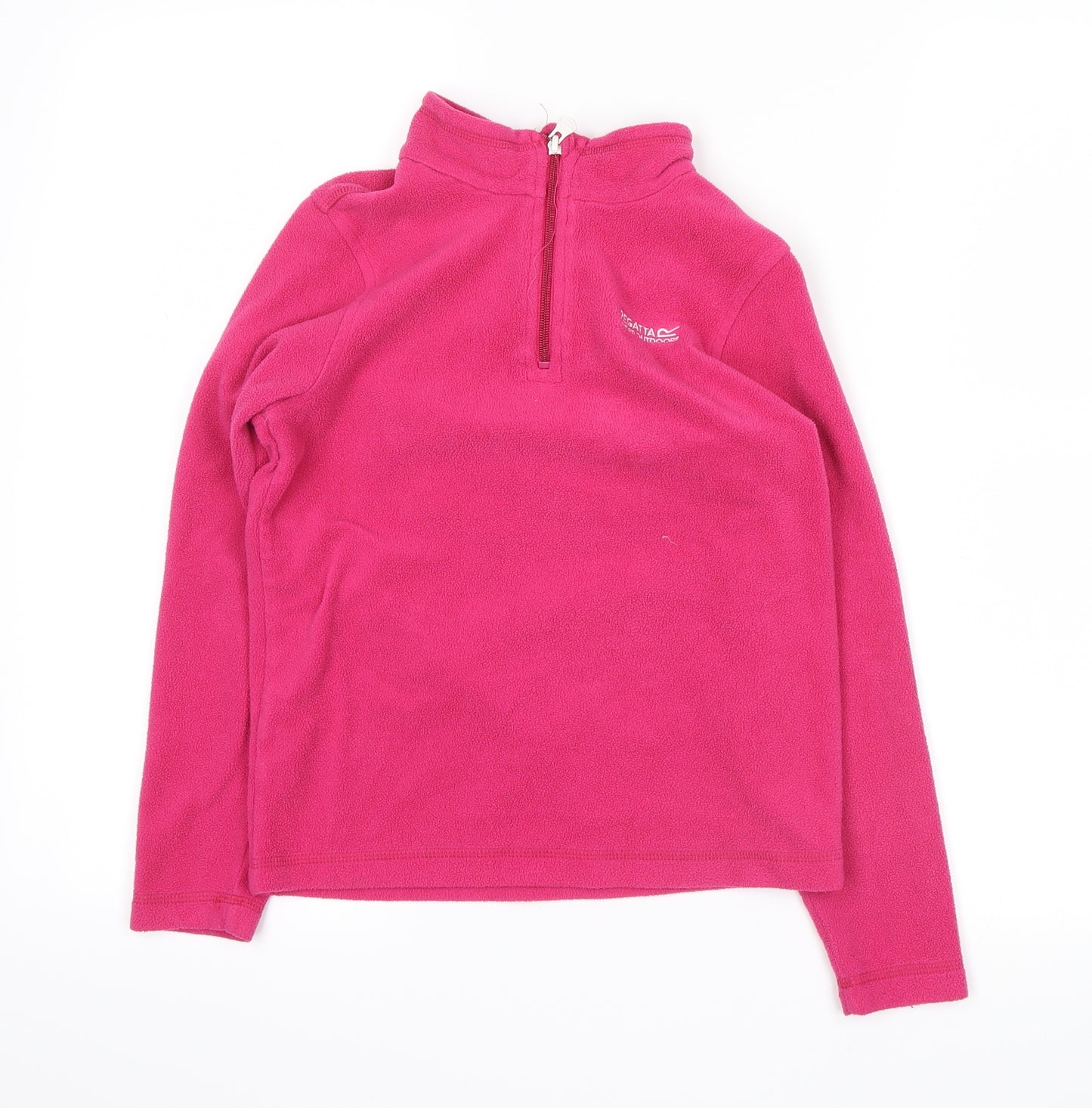 Regatta Girls Pink  Fleece Pullover Jumper Size 9-10 Years